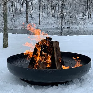 Esschert tasarım FF478 yenilikçi dışında ateş çukuru bahçe açık ateş çukuru ızgara dumansız ateş çukuru açık ısıtma