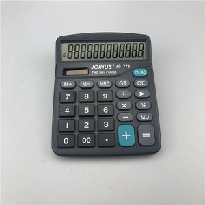 Joinus Js 772 Calculator 12 Digit Display Dual Power Supply Office Use - Product Image 2