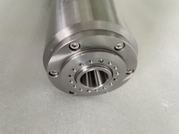 Moteur de broche pneumatique Jianken JGY-80mm OD 3.2kw 24000rpm ISO20 ATC pour le fraisage de moules, refroidissement liquide, haute vitesse
