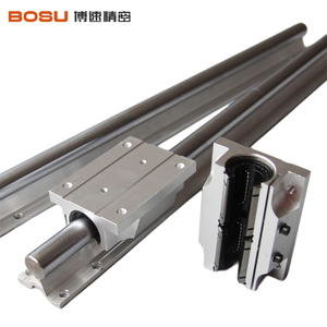 Hướng dẫn tuyến tính hình trụ tbr16luu với mặt bích mở nhôm trượt nhôm hướng dẫn chiều dài tùy chỉnh SBS - Product Image 2