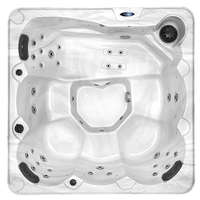 Baignoire hydromassante autoportante pour intérieur, bain à jets d'eau pour adultes, baignoire de spa pour immersion relaxante