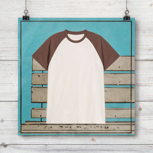 Men's 100% Cotton <b>Raglan</b> <b>Sleeve</b> <b>T</b> <b>Shirt</b> O Neck Short <b>Sleeve</b> Casual Blank Tee Custom OEM Manufacturer - Product Image 2
