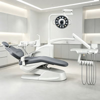 Fauteuil Dentaire Électrique Premium Complet avec Lumière LED et Bras – Équipement Odontologique pour Clinique Dentaire
