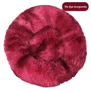 Plush Round Dog &amp; Cat Nest Winter <strong>Pet</strong> <strong>Bed</strong> Faux Fur Removable Cover Warmth Indoor Use Wholesale - Product Image 6