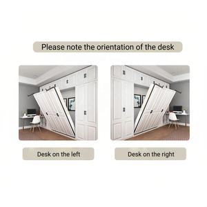 <span class=keywords><strong>Lit</strong></span> armoire double <span class=keywords><strong>intégré</strong></span> de style moderne <span class=keywords><strong>Lit</strong></span> escamotable <span class=keywords><strong>mural</strong></span> multifonctionnel <span class=keywords><strong>avec</strong></span> rangement et rangement rabattable <span class=keywords><strong>avec</strong></span> <span class=keywords><strong>bureau</strong></span> - Product Image 6