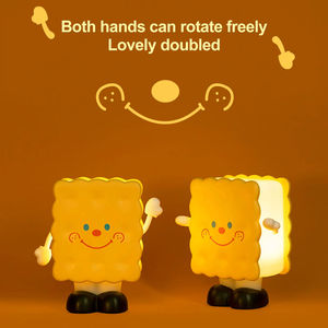 Lampe de nuit LED portable pour bébé, rechargeable, lampe de chevet pour chambre à coucher, avec lumières chaudes, décoration de la maison, cadeaux pour enfants - Product Image 3