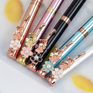 Cute Cherry Blossom Metal Promotional <b>Pen</b> Creative Neutral 1.0mm Ballpoint <b>Pen</b> - Product Image 3