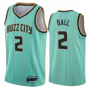 2021 New Stitched/Hot Pressed Basketball Jersey Charlotte Hornet #2 Ball #20 Hayward Top High Quality Swig_man Jersey