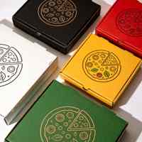 Boîte à pizza en carton ondulé avec fenêtre, logo personnalisé, 10 à 12 pouces, blanche, biodégradable, recyclable, qualité alimentaire, design imprimé