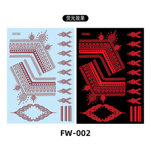 สติกเกอร์สัก<span class=keywords><strong>ลาย</strong></span>ชั่วคราวแบบเรืองแสง <span class=keywords><strong>ลาย</strong></span><span class=keywords><strong>สัก</strong></span>นีออนสำหรับร่างกายและใบหน้า <span class=keywords><strong>ลาย</strong></span>อินเดียเซ็กซี่ ดีไซน์ทันสมัย - Product Image 3