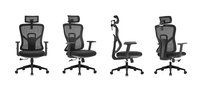 Chaise ergonomique en maille pivotante pour direction Chaise de haute qualité Ensemble table et chaises de bureau Bureau à domicile Silla Oficina