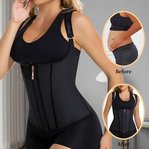 LANGQIN Corset amincissant pour femme à double compression, gaine ventre plat, le meilleur gaine de maintien pour femme - Product Image 1