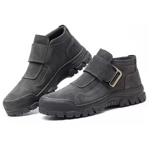 Botas de trabajo resistentes al desgaste para obras de construcción, ropa de trabajo, zapatos deportivos impermeables y antideslizantes para senderismo para hombres - Product Image 5