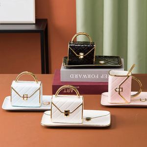 แก้วกาแฟสไตล์นอร์ดิกสำหรับผู้หญิงทำจากเซรามิกของขวัญแบบมินิมอล - Product Image 2