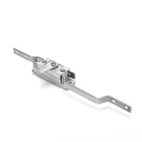 Serrure à tige multipoints à cylindre croisé MS820-3 4 #   Serrure à deux ou trois points en alliage de zinc étanche à engrenages pour porte d'armoire électrique
