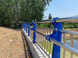 Hàng rào bảo vệ công viên thép không gỉ Riverside kim loại lan can hàng rào cách ly thành phố - Product Image 6