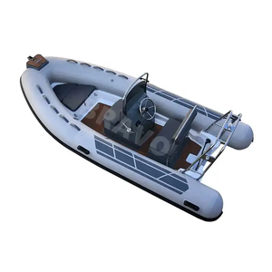 Bateau pneumatique RIB 430 de 14 pieds avec coque en fibre de verre et plancher en <span class=keywords><strong>EVA</strong></span> - Product Image 6