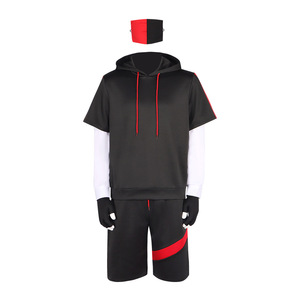 Costume de cosplay Star's Edge Fortnite Ikonik, ensemble sweat à capuche et short, tenue de jeu pour Halloween - Product Image 5