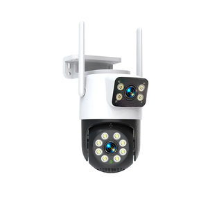 Caméra IP Wi-Fi Eseecloud 6MP à double objectif, sans fil, intérieure/extérieure, réseau PTZ, audio bidirectionnel, vision nocturne, <span class=keywords><strong>carte</strong></span> mémoire, CMOS - Product Image 1