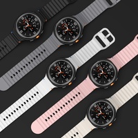 Bracelet en silicone respirant pour Samsung Galaxy Watch 8 avec accessoires de sangle classique