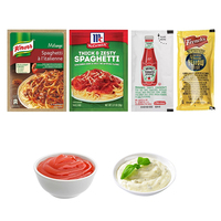 Machine d'emballage automatique de sachets de sauce à l'huile ketchup salade moutarde sauce pâte de tomate confiture yaourt