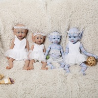 18 pouces réaliste Reborn Avatar bébé poupée en silicone souple cadeau spécial pour les enfants