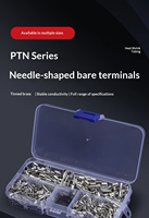 Borne à aiguille PTNB en laiton étamé avec broche de 10 mm, cosses de borne de type broche pour câblage de contrôle électrique
