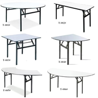 Fournisseur chinois de tables rondes de banquet pliantes en métal noir pour événements, fêtes, pas chères, d'occasion, à vendre