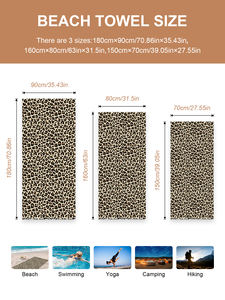 Toalla de <span class=keywords><strong>Playa</strong></span> Unisex Gmagic, Personalizable con Logotipo, Diseño de Animales, Mono Informal <span class=keywords><strong>para</strong></span> Bebé Niño, Verano, Antiarena - Product Image 3