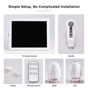 Nuovo Scanner HD per Test dei Follicoli Capillari con Funzione di <span class=keywords><strong>Confronto</strong></span> Prima-Dopo e Lente d'Ingrandimento per Analisi del Viso in Saloni di Bellezza, Wi-Fi - Product Image 5