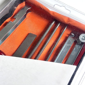 Kit d'affûtage professionnel 7 pièces pour tronçonneuse avec limes rondes, lime plate, guide de mesure de profondeur pour l'entretien <span class=keywords><strong>des</strong></span> chaînes de scie, ensemble d'outils de travail forestier - Product Image 4