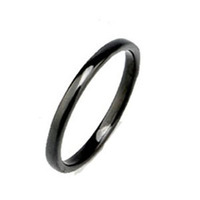 Prêt à expédier, bague en céramique de 3 mm de large, finition brillante, anneaux tendance pour un usage quotidien, étanche, pour hommes et femmes