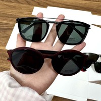 Clip de lunettes de soleil avec monture en acétate, lunettes optiques de stock, prix bas, clip de lunettes de soleil aléatoire, monture à motifs mixtes, unisexe
