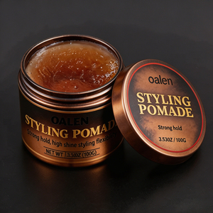 Cire capillaire à tenue extrême de marque privée, brillance élevée, coiffage classique, pommade capillaire pour hommes - Product Image 6