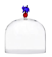 Cloche de troupe de cirque en verre résistant à la chaleur soufflé à la main gracieuse sur mesure pour la décoration de la maison