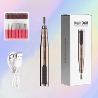 HOWYEA - Taladro de Uñas Profesional Portátil de 35000 RPM, Inalámbrico, para Manicura y Pedicura, con Enchufe Estadounidense