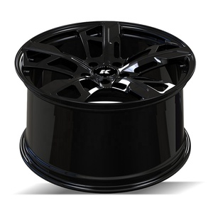 Jantes de voiture pour passagers en alliage d'aluminium forgé de 21 pouces, 5x130, noir brillant, qualité aérospatiale, performance de luxe pour <span class=keywords><strong>Porsche</strong></span> <span class=keywords><strong>Taycan</strong></span> - Product Image 3
