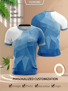 T-Shirt da Uomo MARKAKRALI, Produzione all'Ingrosso, Personalizzate, 100% Poliestere, Abbigliamento da Calcio a Manica Corta con Sublimazione, Servizio OEM - Product Image 4