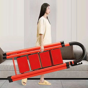 Vente directe d'usine, échelle pliante portable moderne pour la maison, échelle multifonctionnelle en acier avec <span class=keywords><strong>marches</strong></span> en plastique et main courante - Product Image 3