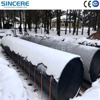 Extrudeuse monovis HDPE PP/PE avec roulement pour la fabrication de tuyaux à paroi creuse enroulés en spirale et de réservoirs de stockage