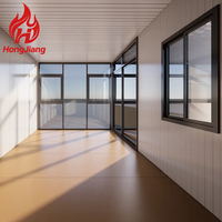 Maisons modulaires de luxe prêtes à l'emploi avec salles de bain, 20x40 pieds, préfabriquées en bois, alimentées à l'énergie solaire, pour hôtels et bureaux