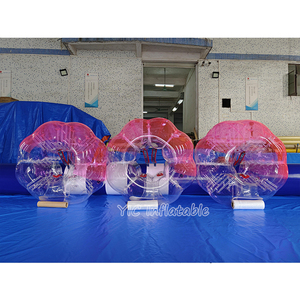 透明バブルサッカーボールインフレータブルバンパーボール大人用インタラクティブバブルルーピーサッカーボール - Product Image 2