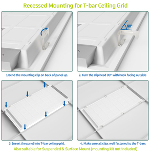 2x4 ft <span class=keywords><strong>LED</strong></span> phẳng Bảng điều chỉnh ánh sáng đèn trần vuông 5cct có thể điều chỉnh <span class=keywords><strong>LED</strong></span> bảng điều chỉnh Lights cho cửa hàng văn phòng bệnh viện - Product Image 5