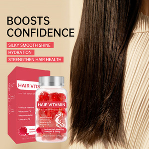 Capsules de sérum d'huile de croissance de cheveux naturelle de marque privée en gros d'usine capsules de vitamines de cheveux pour hommes et femmes - Product Image 5