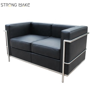 Personalizado conjunto de sofá diseño europeo muebles de estilo moderno corte de tela de cuero sofá de <span class=keywords><strong>2</strong></span> plazas - Product Image 1