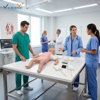 Maniquí Avanzado para Entrenamiento de RCP Infantil, Simulador de Primeros Auxilios para Obstrucción Traqueal Infantil y Maniobra de Heimlich, CE/ISO/ROHS/CNAS