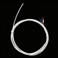 Sonde RTD PT100 gainée haute intensité haute fréquence, sonde en acier inoxydable 3M, -50 à 200 °C, OEM ODM personnalisé