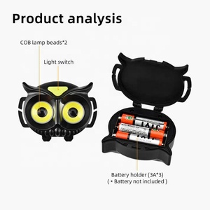 Johold cắm trại Đèn pin ngoài trời cảm biến chuyển động ánh sáng LED sạc headtorch COB đèn pha - Product Image 3