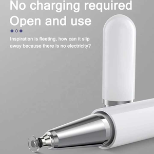 Capacitive Pen For IPad Universal Touch Screen Devices Magnetic Disk Nib <strong>Stylus</strong> Metal Plastic Compatible Cell Phones Tablets