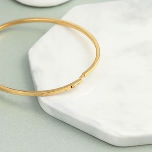 Pulsera Xinfly de Oro Rosa de 18K para Mujer, Joyería Ovalada Estilo Concubina, Brazalete Fino y Delgado, Oro de Color, Estilo Imperial - Product Image 4